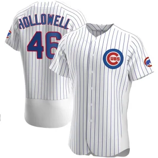 Authentic Men's Gavin Hollowell Chicago Cubs Home Jersey - White