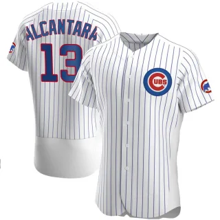 Authentic Men's Kevin Alcantara Chicago Cubs Home Jersey - White