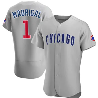 Authentic Men's Nick Madrigal Chicago Cubs Road Jersey - Gray