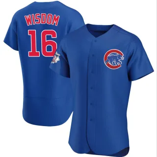 Authentic Men's Patrick Wisdom Chicago Cubs Alternate Jersey - Royal