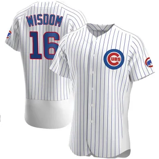 Authentic Men's Patrick Wisdom Chicago Cubs Home Jersey - White