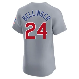 Elite Men's Cody Bellinger Chicago Cubs Road Jersey - Gray