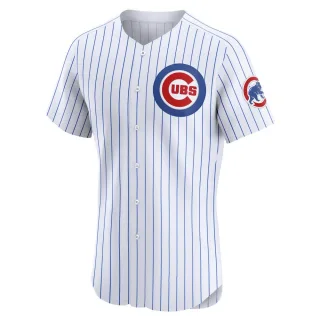 Elite Men's Gavin Hollowell Chicago Cubs Home Jersey - White