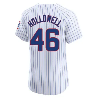 Elite Men's Gavin Hollowell Chicago Cubs Home Jersey - White