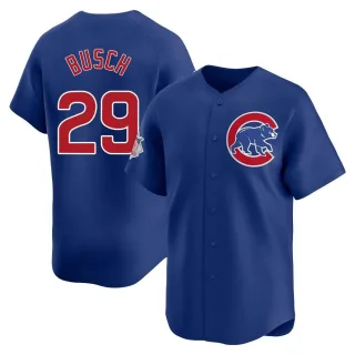 Limited Men's Michael Busch Chicago Cubs Alternate Jersey - Royal