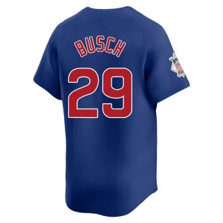 Limited Men's Michael Busch Chicago Cubs Alternate Jersey - Royal