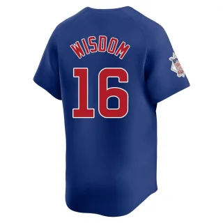 Limited Men's Patrick Wisdom Chicago Cubs Alternate Jersey - Royal