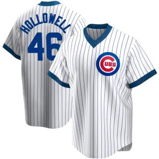 Replica Men's Gavin Hollowell Chicago Cubs Home Cooperstown Collection Jersey - White