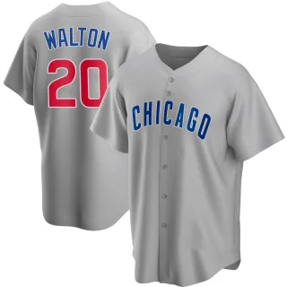 Jerome Walton Signed Chicago Cubs Majestic White Pinstripe Replica Baseball  Jersey w/1989 NL ROY