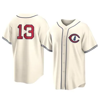 Replica Men's Kevin Alcantara Chicago Cubs 2022 Field Of Dreams Jersey - Cream