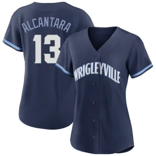 Replica Women's Kevin Alcantara Chicago Cubs 2021 City Connect Jersey - Navy