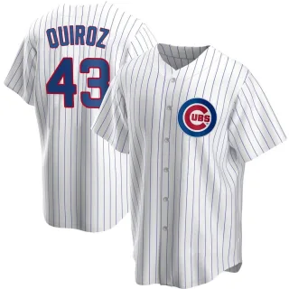 Replica Youth Esteban Quiroz Chicago Cubs Home Jersey - White