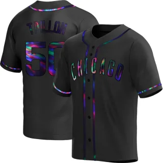 Replica Youth Jameson Taillon Chicago Cubs Alternate Jersey - Black Holographic