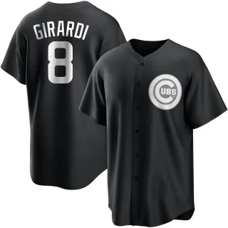 Replica Youth Joe Girardi Chicago Cubs Jersey - Black/White